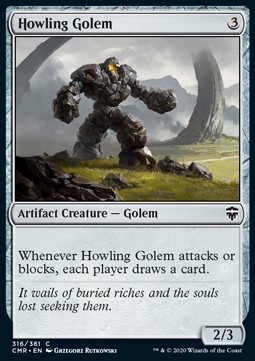 Howling Golem Foil (Commander Legends)
